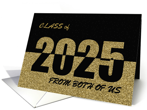 From Both Of Us Class of 2025 Graduation Gold Glitter... (1566102)