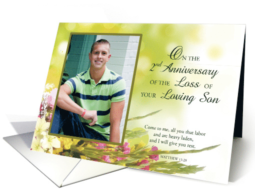 2nd Anniversary of Loving Son Death Custom Photo... (1569340)