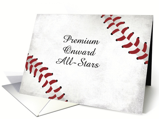 Custom Team Name Birthday Large Grunge Baseball card (1572166)