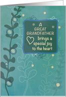 To Great Grandfather...