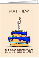 Custom Name Matthew...