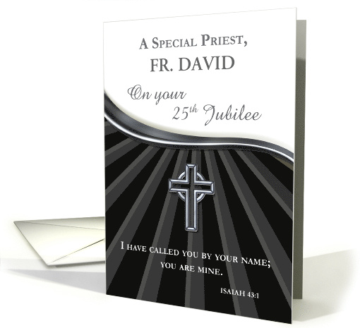 Custom Name Priest Silver Jubilee of Ordination 25 Year... (1584654)