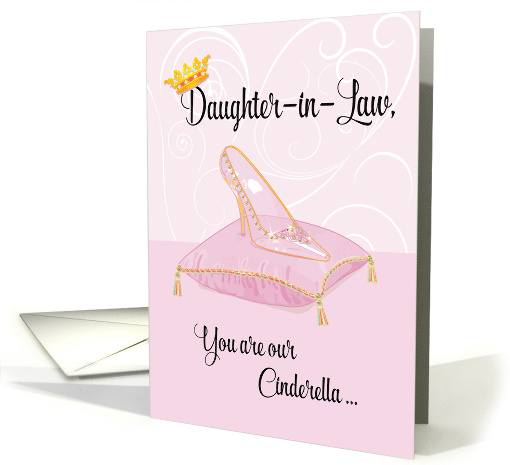 Daughter In Law Fairy Tale Cinderella Birthday card (1623914)