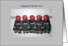 Thank You Firefighters in Department card