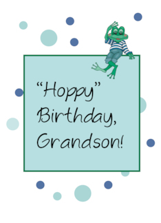 Grandson Birthday...