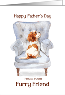 Father’s Day from Little Dog Furry Friend card