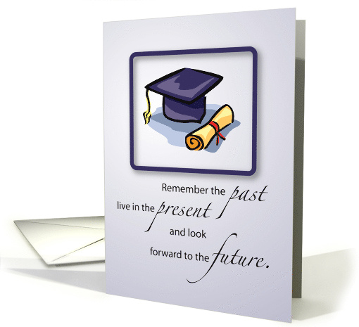 Graduation Congratulations with Diploma and Cap card (203779)