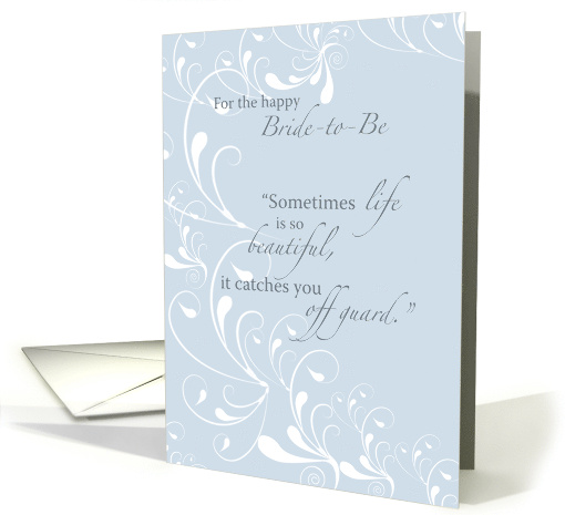 Happy Bridal Shower for Bride to Be Wedding card (205826)