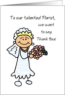 Thank You to Florist...