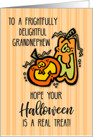 Grandnephew Pumpkins Halloween Holiday card