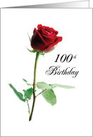 100th Birthday Red...