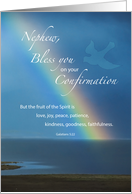 Nephew Confirmation Congratulations with Rainbow and Dove card