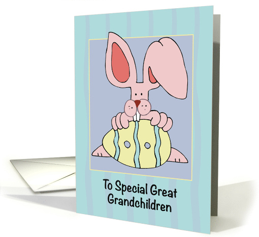 Great Grandchildren Easter with EarResistible Bunny and... (376718)