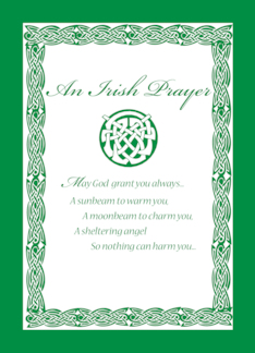 Priest Irish Prayer Religious St Patricks Day