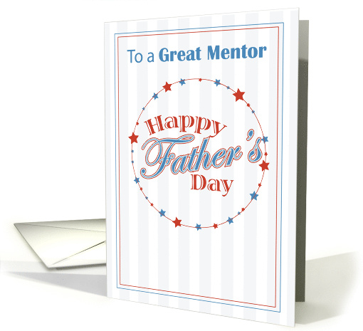 Mentor Fathers Day Baseball Holiday card (407065)