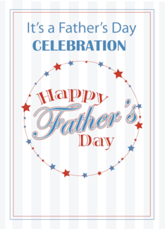 Invitation Fathers Day Celebration for All Dads