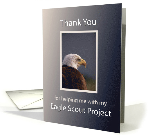 Eagle Scout Project Thank You with Eagle card (418072)