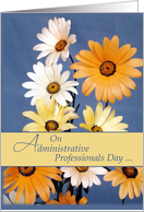 Daisies Administrative Professionals Day with Flowers card