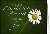 Administrative Professionals Day Assistant Friend card