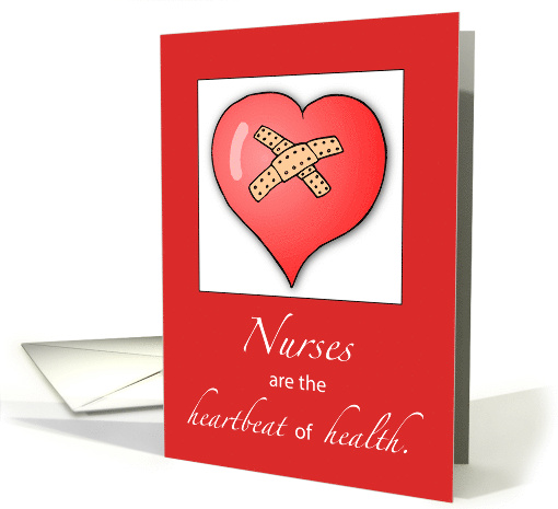 Nurses Day From All of Us Heartbeat of Health card (551224)