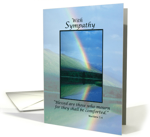 Sympathy Rainbow Spiritual card (559193)