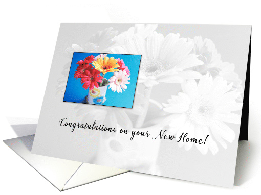 New Home Congratulations Flowers card (560376)