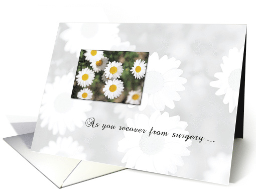 Surgery Recovery Get Well Soon Daisy Flowers card (560394)