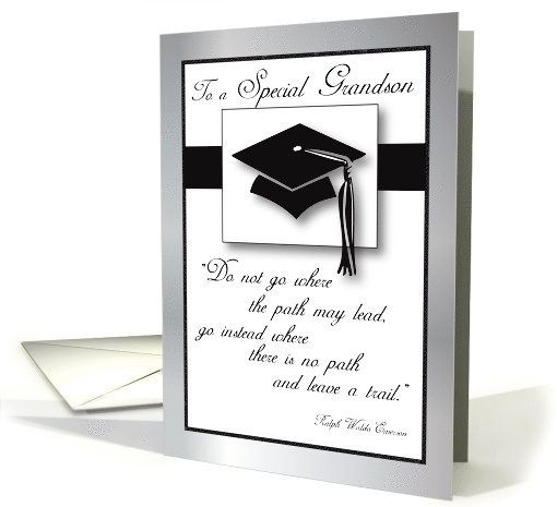 Grandson Graduation Hat Tassel card (566049)