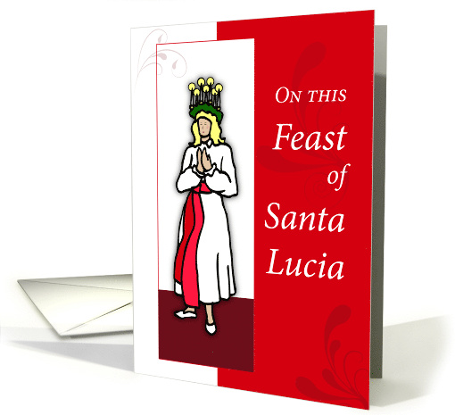 Feast of Santa Lucia card (577297)