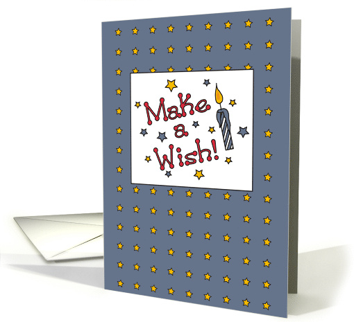 Son 50th Birthday Stars Candle card (611770)