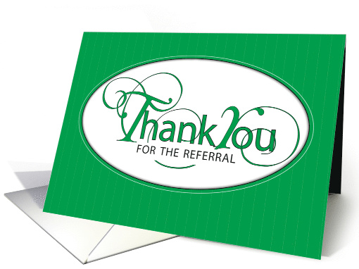 Thank You for the Referral card (679261)