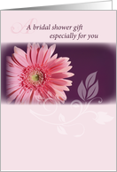 Sister in Law to be Bridal Shower Pink Daisy card