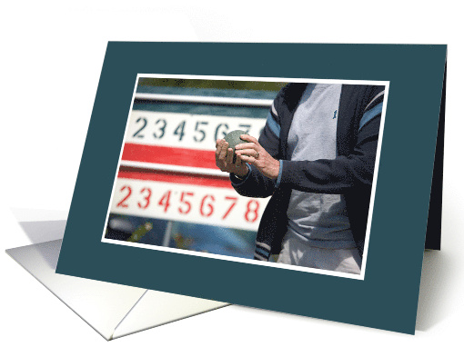 Bocce Ball Score Birthday card (690536)