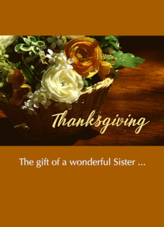 Sister Thanksgiving...