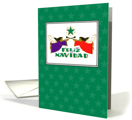 Spain Feliz Navidad Angels card (701547)