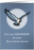 Grandson Eagle Scout Honor card
