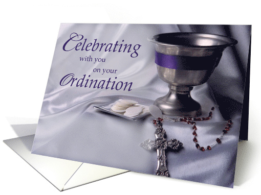 General Ordination Congratulations Christian Ordained card (822587)