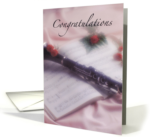 1st Chair Clarinet Congratulations to Musician Sheet Music... (822724)