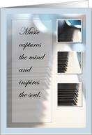 Piano Musical Performance Congratulations card