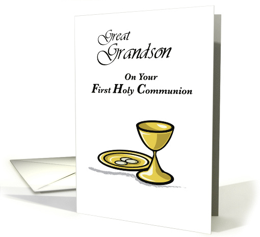 Great Grandson First Holy Communion card (831759)