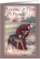 Feast of St. Francis Blessing of Pets card