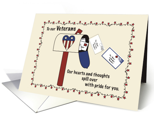 Mailbox Cards To Vets on Veterans Day card (847994)
