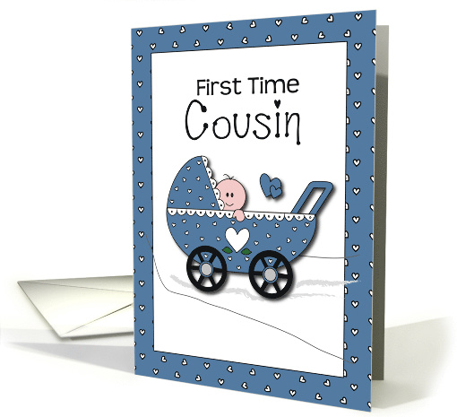 Congratulations First time Cousin, Boy card (873183)