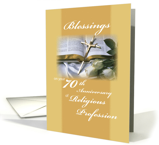 70th Anniversary Religious Profession card (915538)