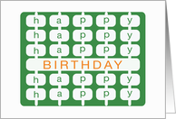 Happy Happy Birthday card