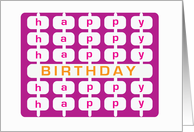 Happy Happy Birthday card