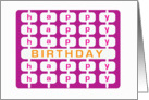 Happy Happy Birthday card