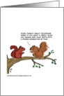 Squirrel Buzz card