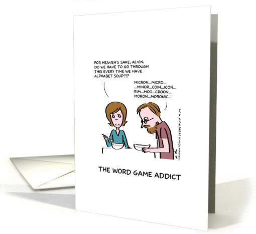 The Word Game Addict card (274408)
