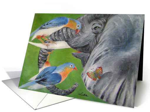 elephant fantasy1 card (149579)